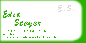 edit steyer business card
